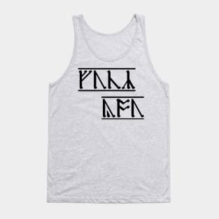 Rude Runes - Anglo-Saxon curse (6) Tank Top